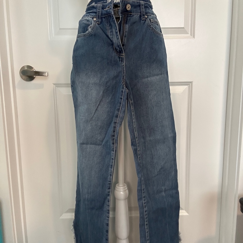 Rewash Blue Flare Wide Leg Jeans